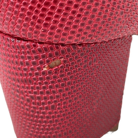 Corso Como Shoes Womens 7 Red Pumps Heels Pointed Toes Slip On - Picture 9 of 15